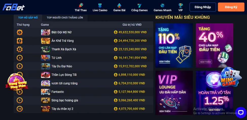 Chương trình VIP và khách hàng thân thiết 99vz Thể Thao