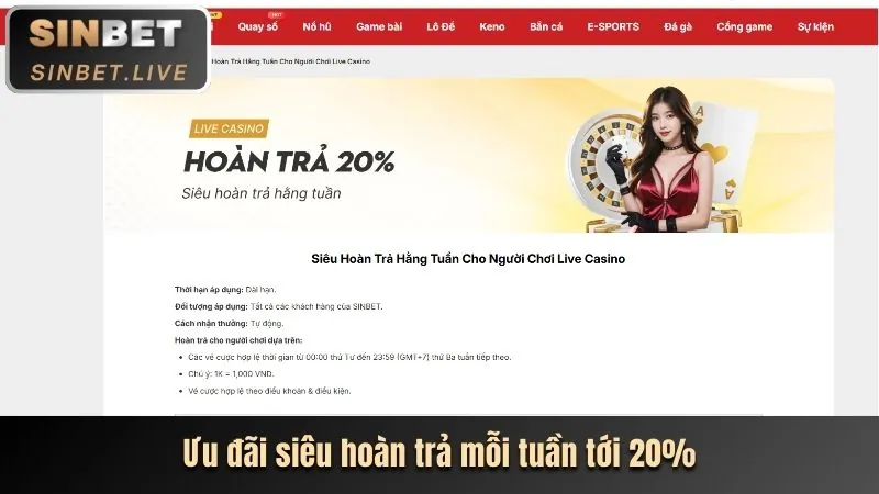 Trò chơi Live Casino tại 99vz Thể Thao